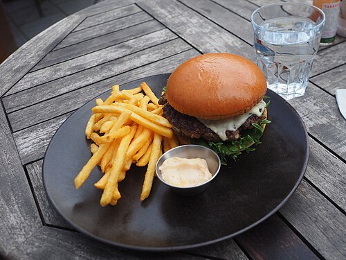 Beef and Mushroom Burger
