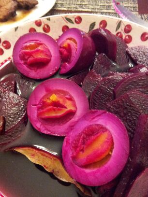 Beet-Pickled Eggs