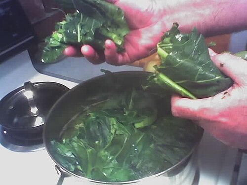 Boiled Collard Greens