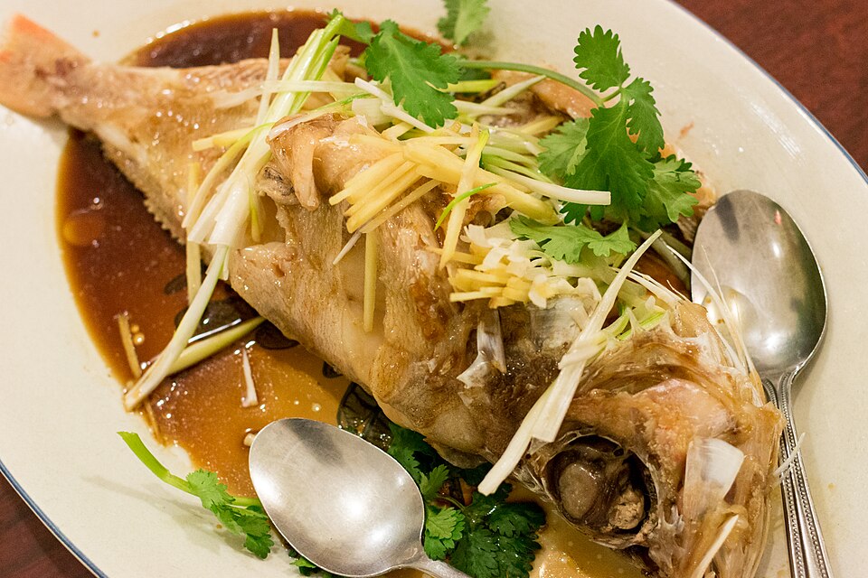 Steamed Fish with Ginger Scallion