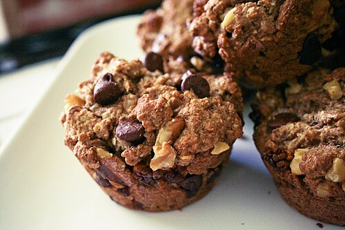 Chocolate Chocolate Chip Muffins