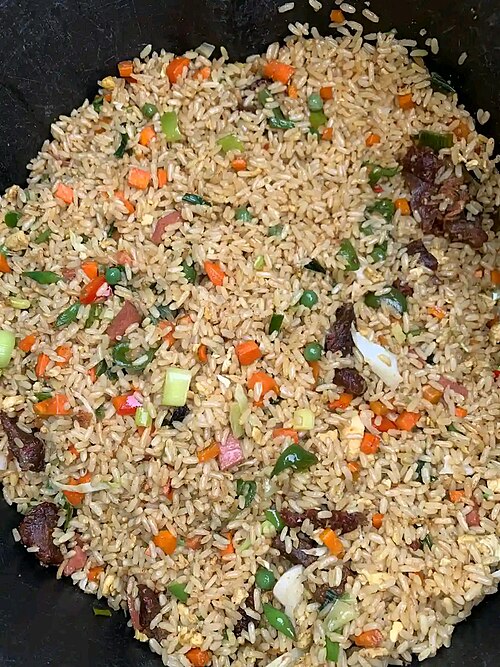 Nigerian Brown Rice with Vegetables