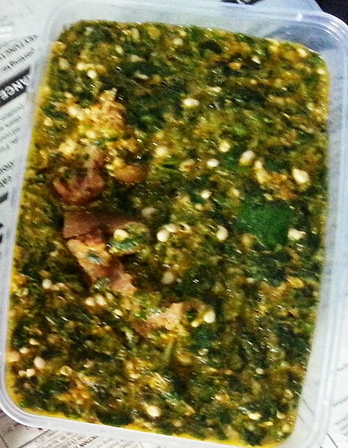 Nigerian Ogbono Soup with Okra