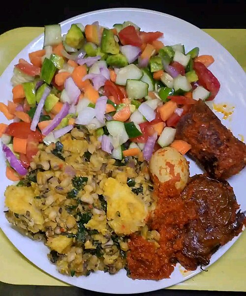 Nigerian Potato and Fish Porridge