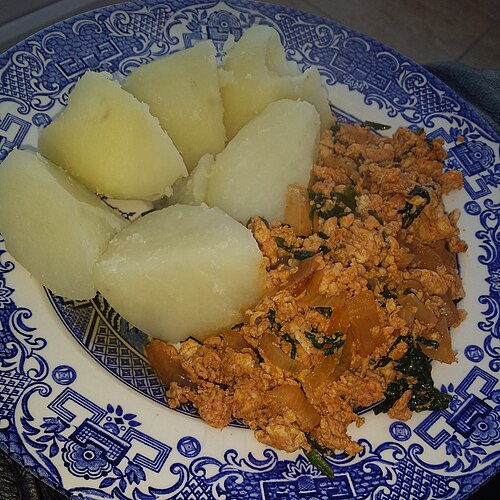 Nigerian Potatoes and Eggs