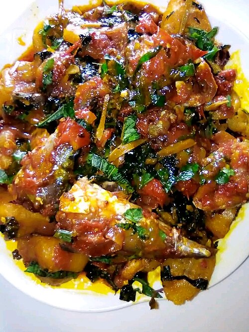 Nigerian Ripe Plantain Porridge