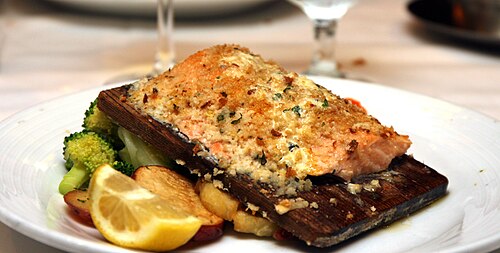 Plank-Grilled Salmon