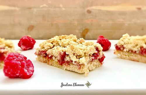 Raspberry Shortbread Bars