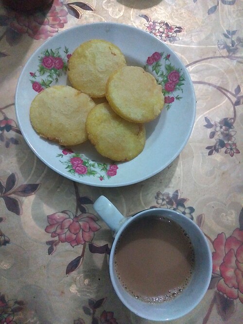 Sylheti Onion and Rice Fritters